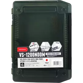 Коробка Meiho Versus VS-1200NDDM 255x190x60mm к:black, фото 